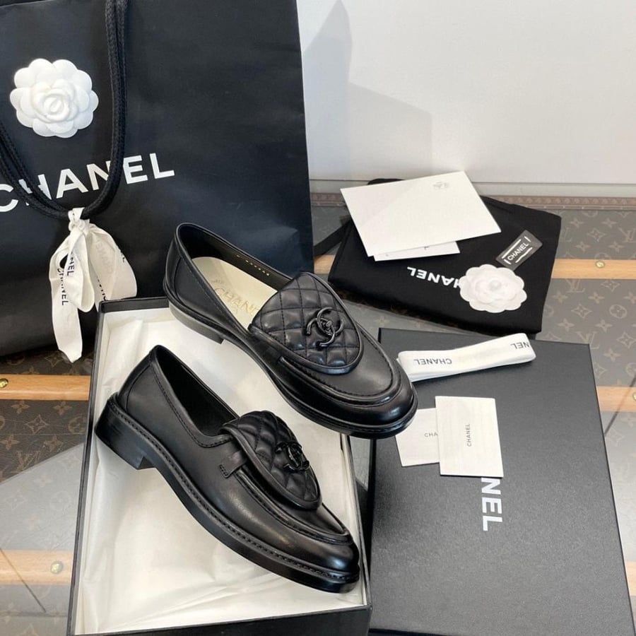 CC Quilted Moccasin Loafers