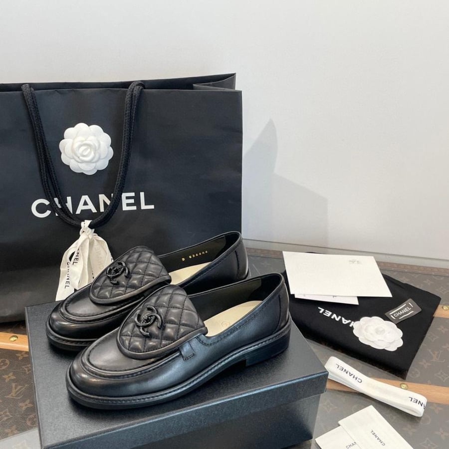 CC Quilted Moccasin Loafers