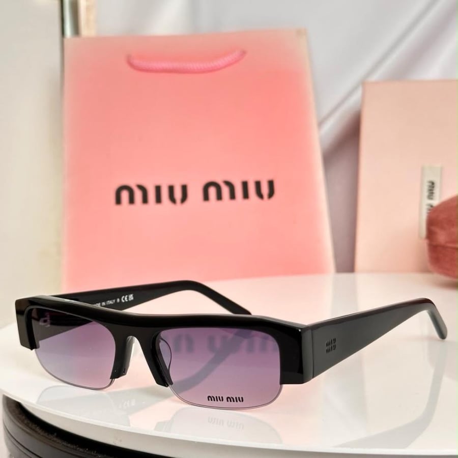 Miu Miu B07S Rectangular Frame Sunglasses