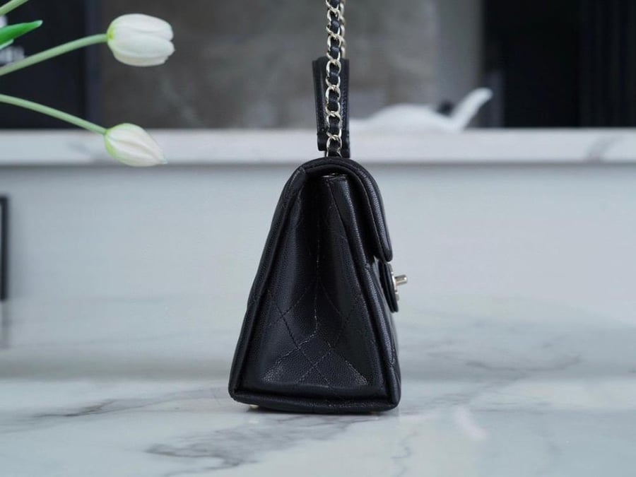 Small Flap Bag with Top Handle