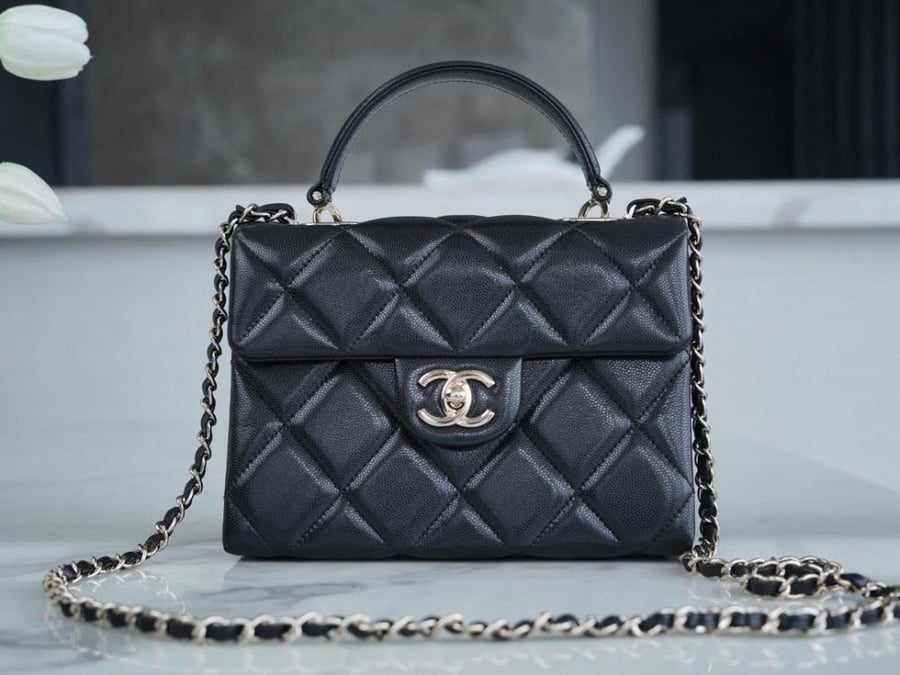 Small Flap Bag with Top Handle