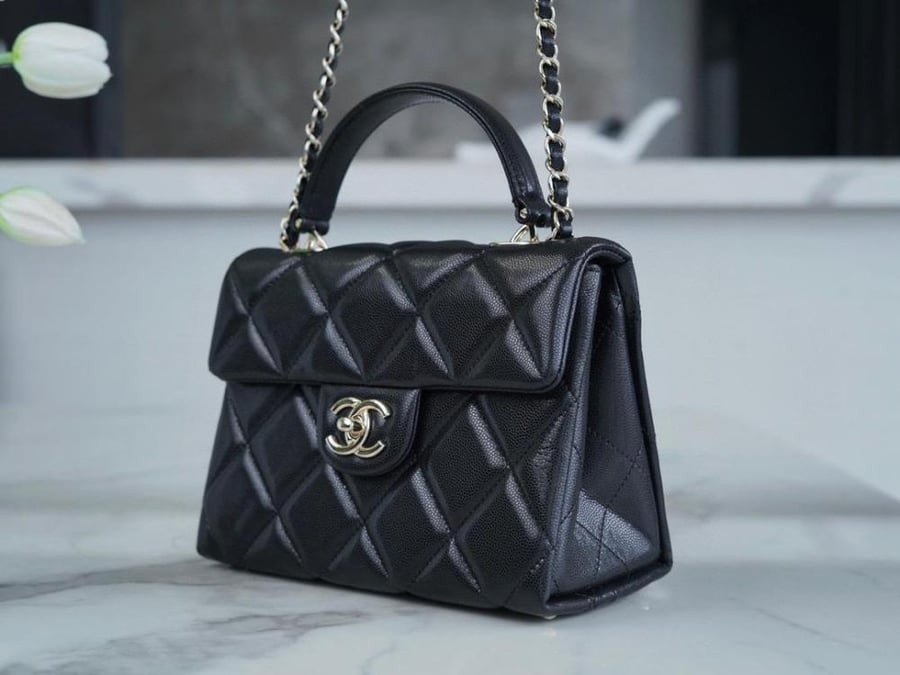 Small Flap Bag with Top Handle