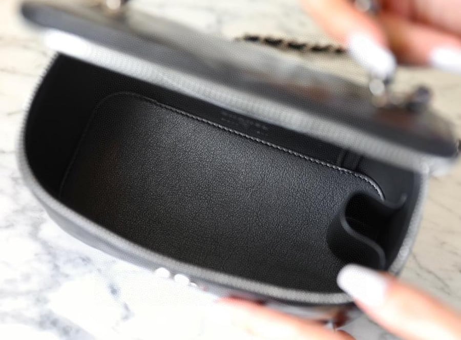 Small Top Handle Vanity Mirror Case