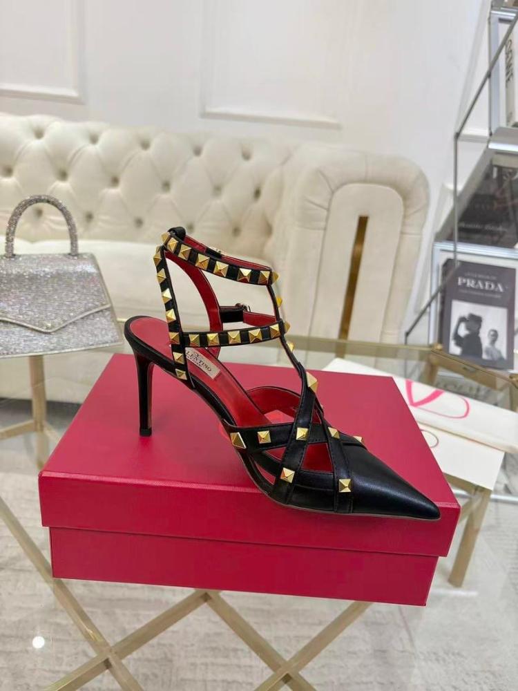 Studdy Kidskin Pumps 100mm