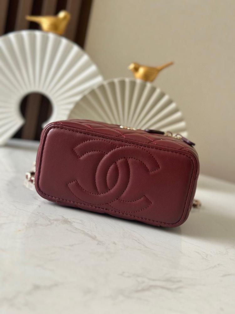 Small Top Handle Vanity Mirror Case