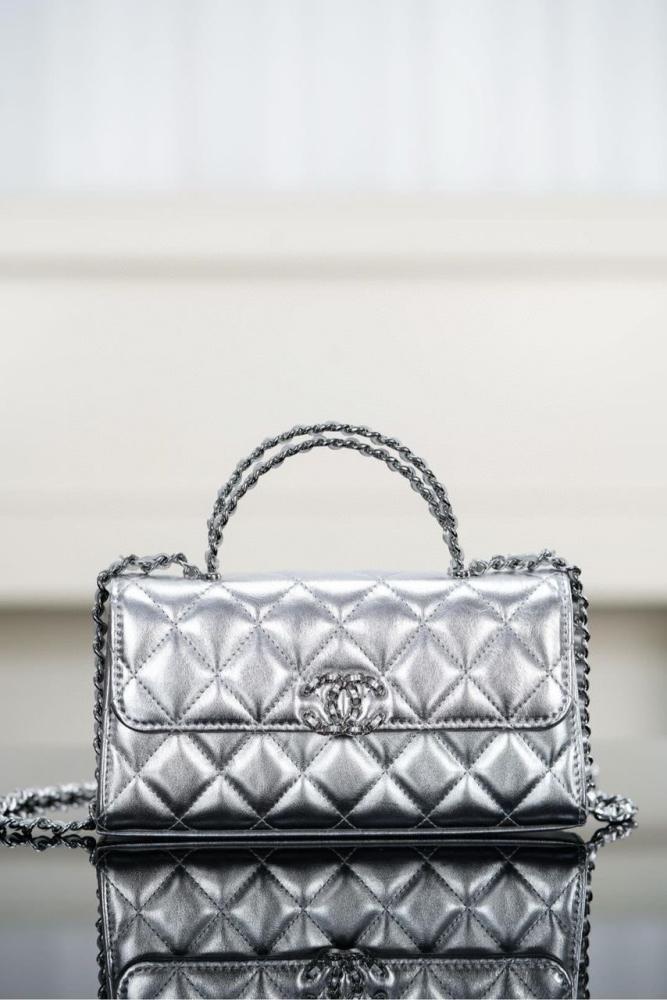 CHANEL 23P TOP HANDLE MINI FLAP BAG