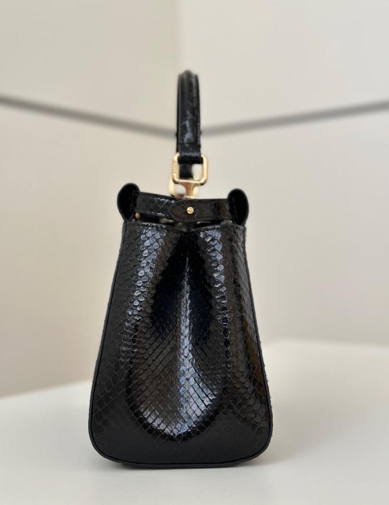 Fendi Peekaboo ISeeU Petite Bag, Python