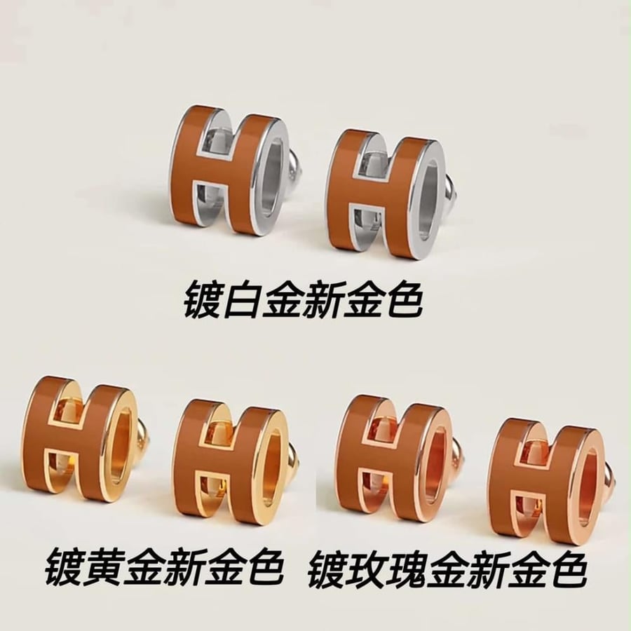Mini Pop H earrings