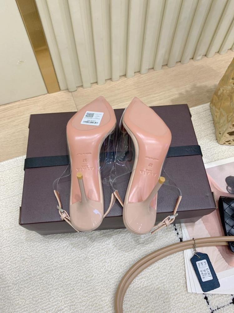 LE CŒUR SLINGBACKS IN PATENT LEATHER, 9cm