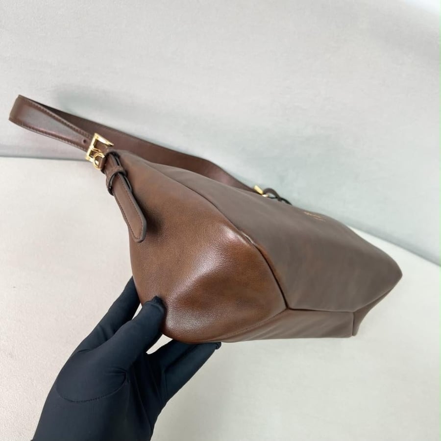 Prada Aimée medium leather shoulder bag
