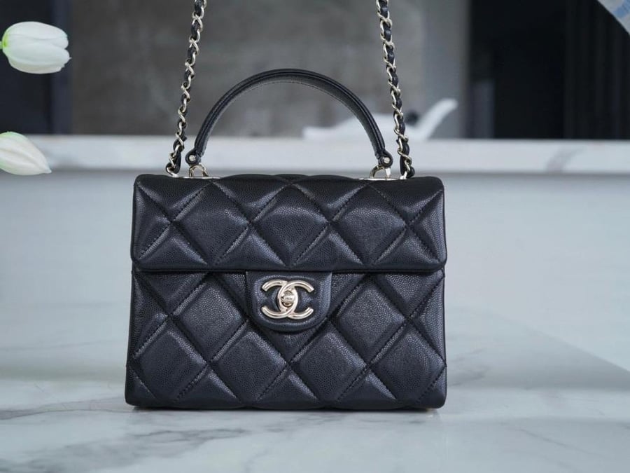 Small Flap Bag with Top Handle