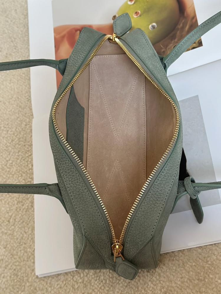 ALAÏA LE TECKEL SMALL BAG IN NUBUCK