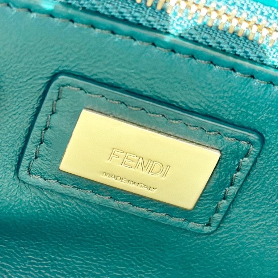 Fendi Peekaboo ISeeU Petite Bag, Python