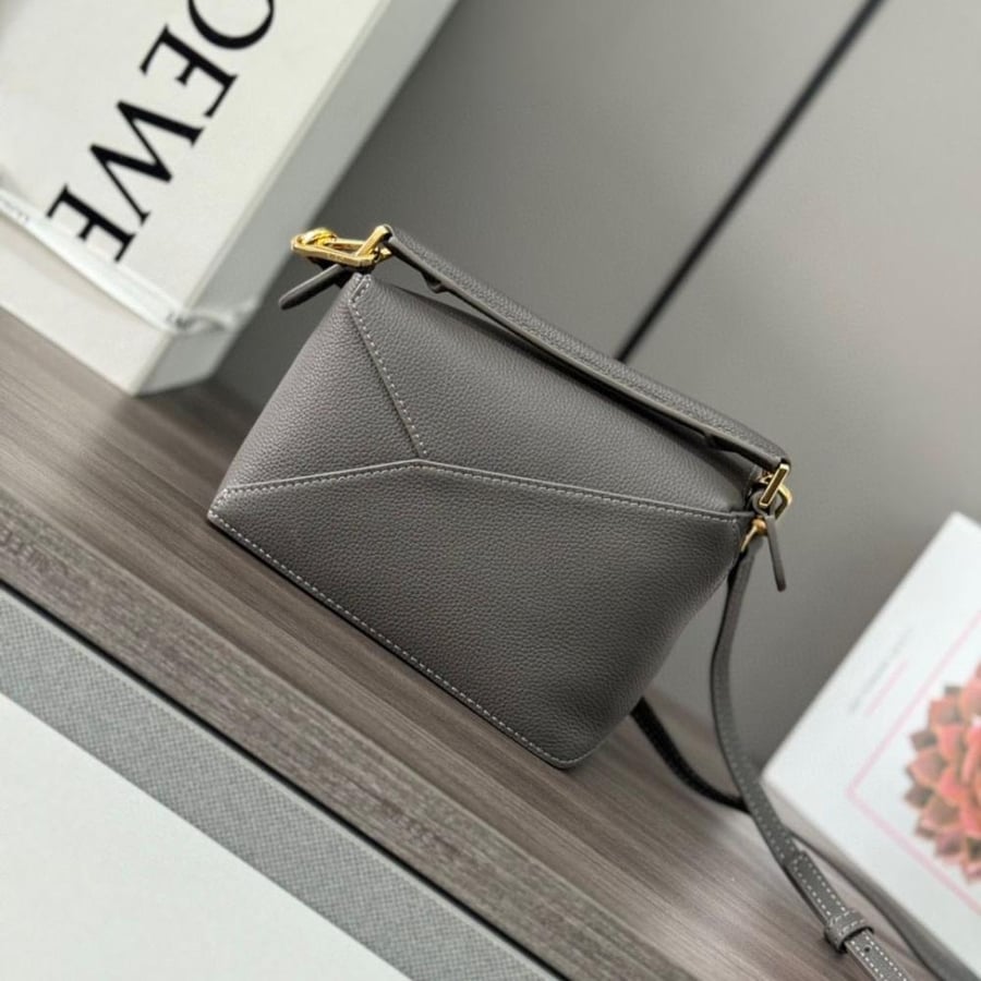 Mini Puzzle Bag in Soft Grained Calfskin