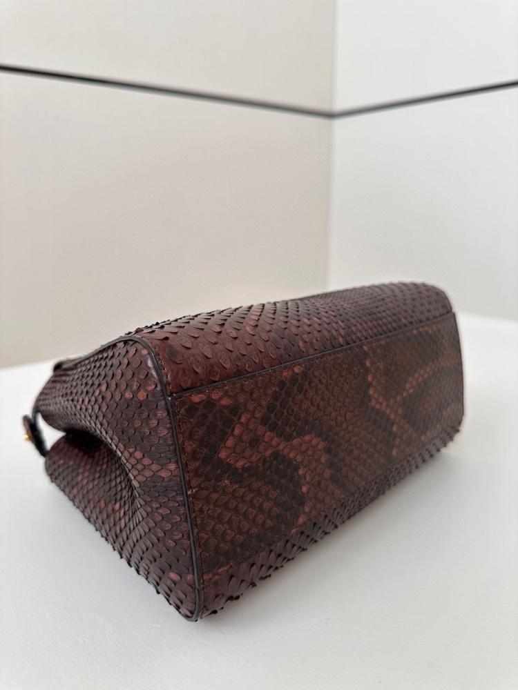 Fendi Peekaboo ISeeU Petite Bag, Python