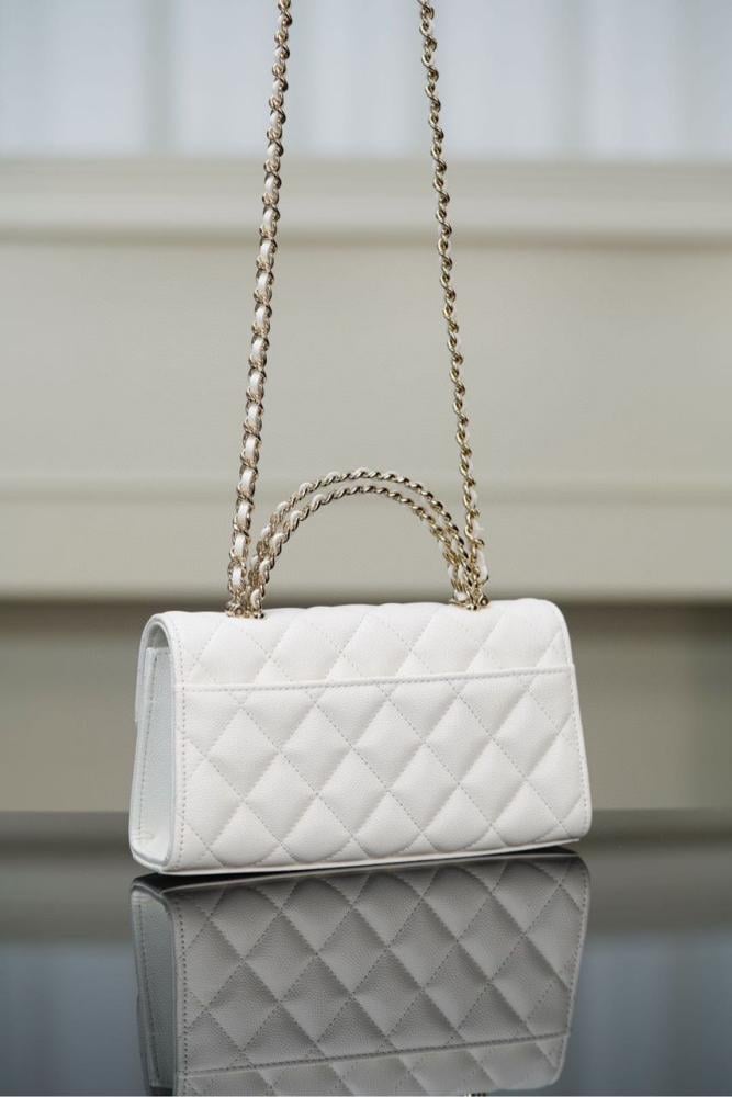 CHANEL 23P TOP HANDLE MINI FLAP BAG
