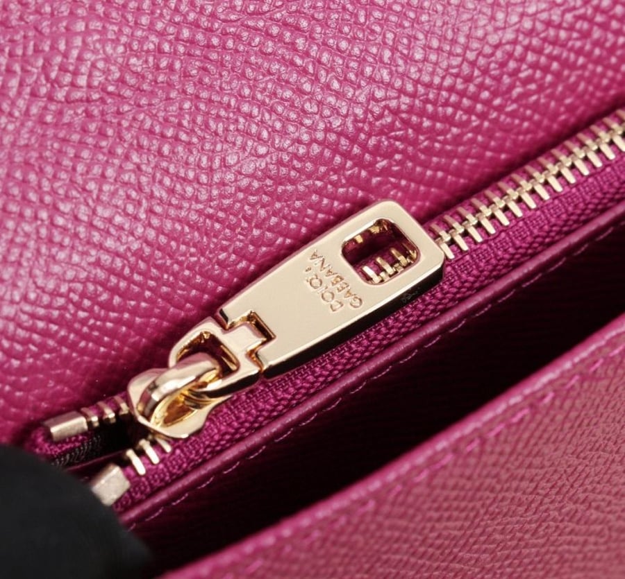 Dauphine-print calfskin mini bag