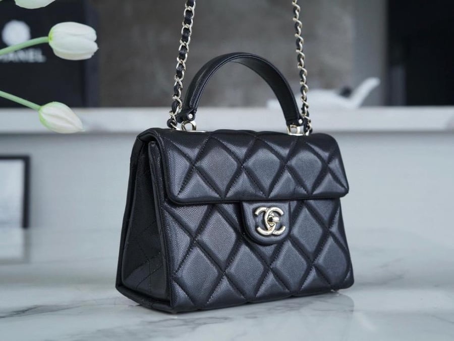 Small Flap Bag with Top Handle