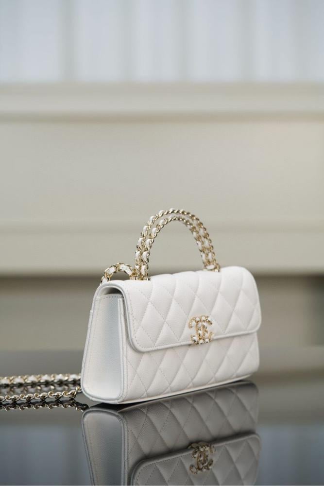 CHANEL 23P TOP HANDLE MINI FLAP BAG