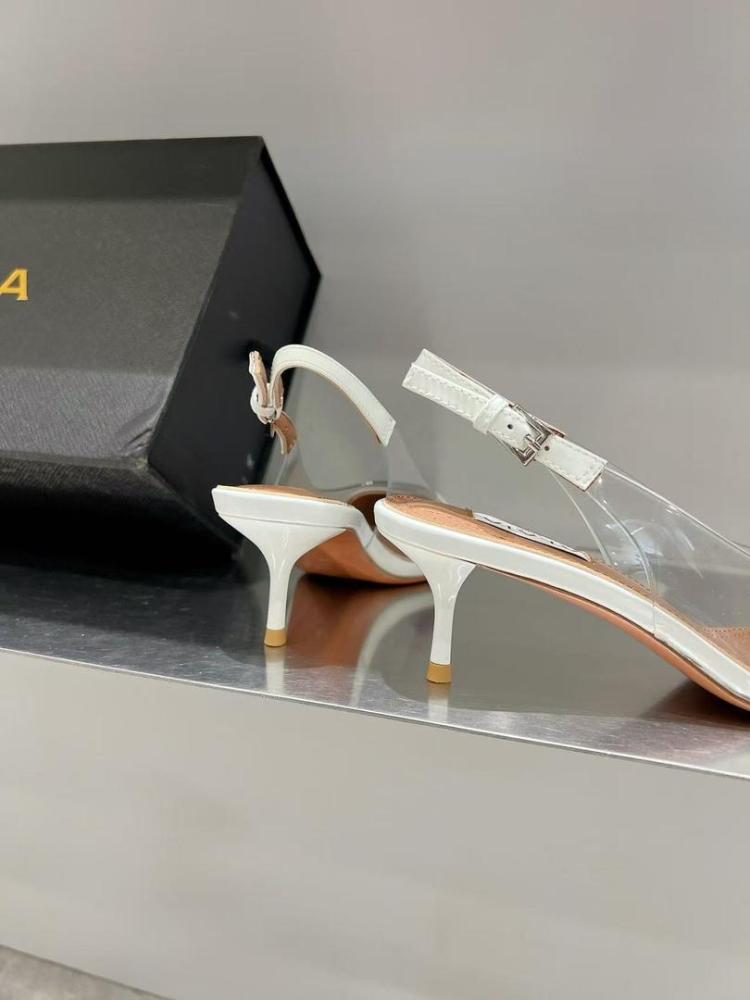 LE CŒUR SLINGBACKS IN PATENT LAMBSKIN, 5.5cm