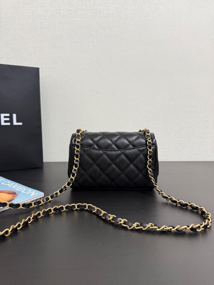 Mini Caviar Flap Bag
