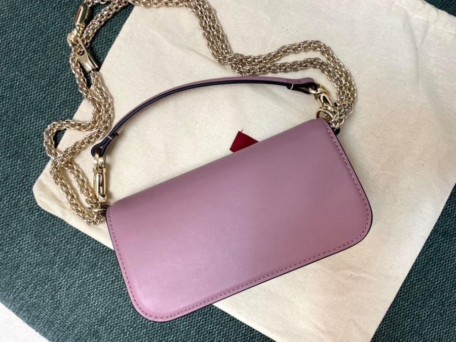 VALENTINO GARAVANI LOCÒ SMALL SHOULDER BAG WITH JEWEL LOGO