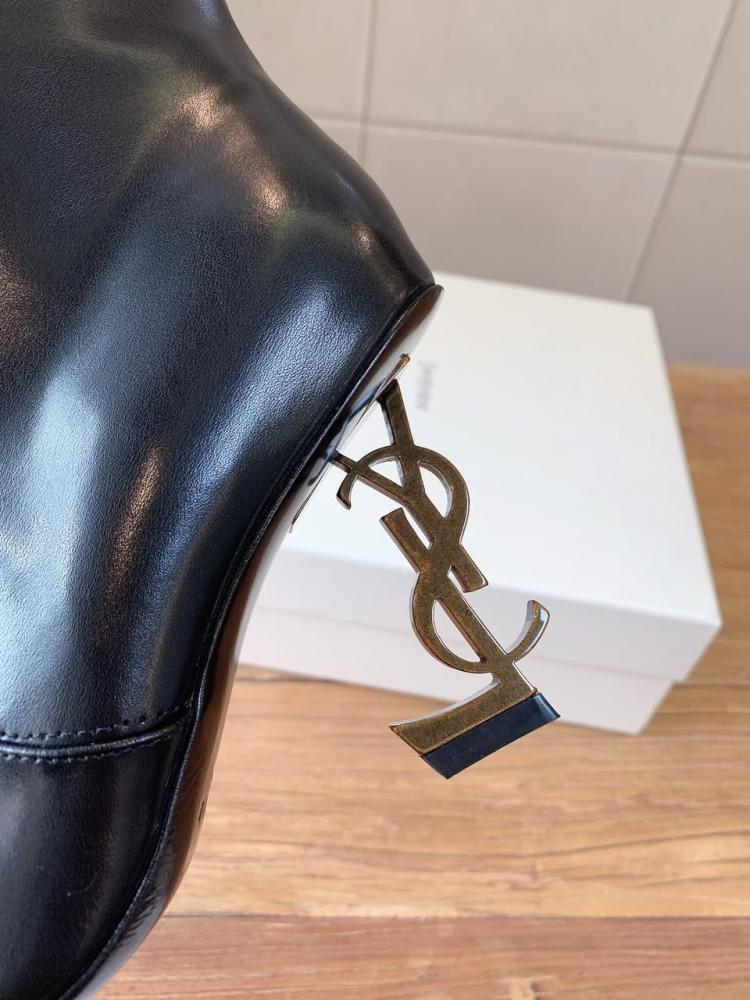 OPYUM BOOTIES IN SMOOTH LEATHER