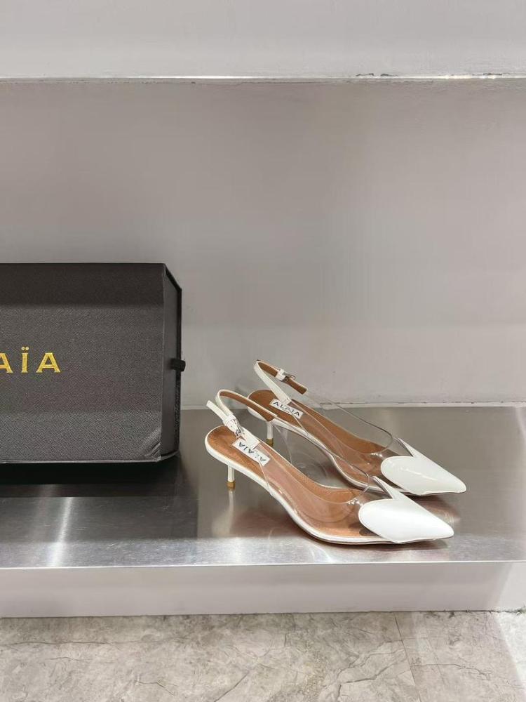 LE CŒUR SLINGBACKS IN PATENT LAMBSKIN, 5.5cm