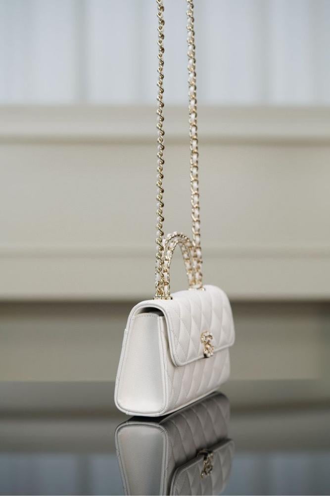 CHANEL 23P TOP HANDLE MINI FLAP BAG