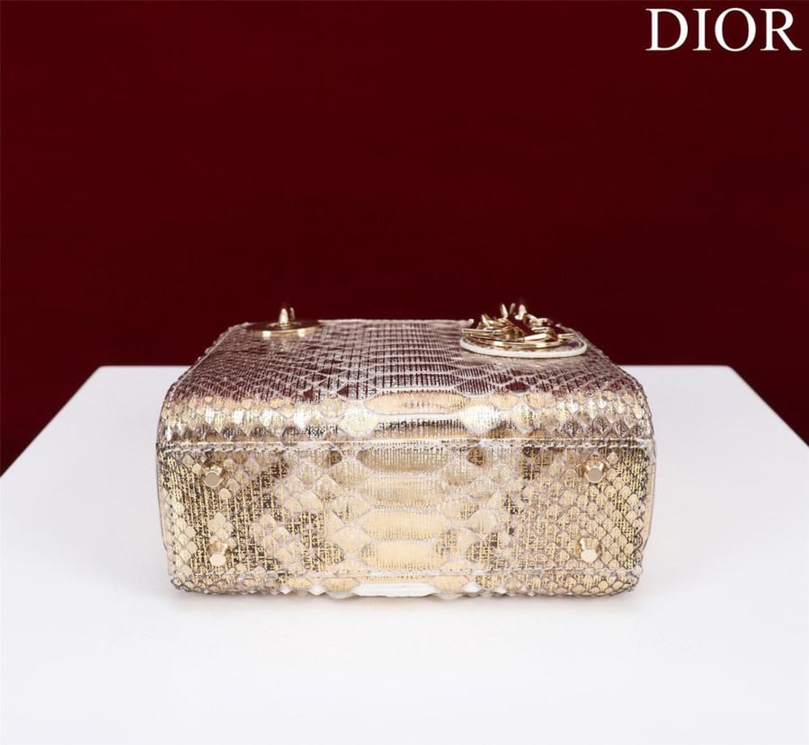 Mini Lady Dior Bag - Python