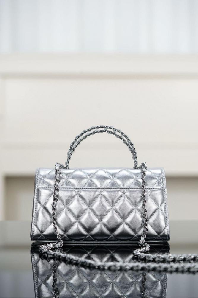 CHANEL 23P TOP HANDLE MINI FLAP BAG
