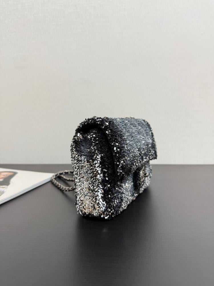 MINI FLAP BAG - SEQUINS
