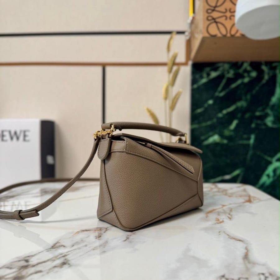 Mini Puzzle Bag in Soft Grained Calfskin