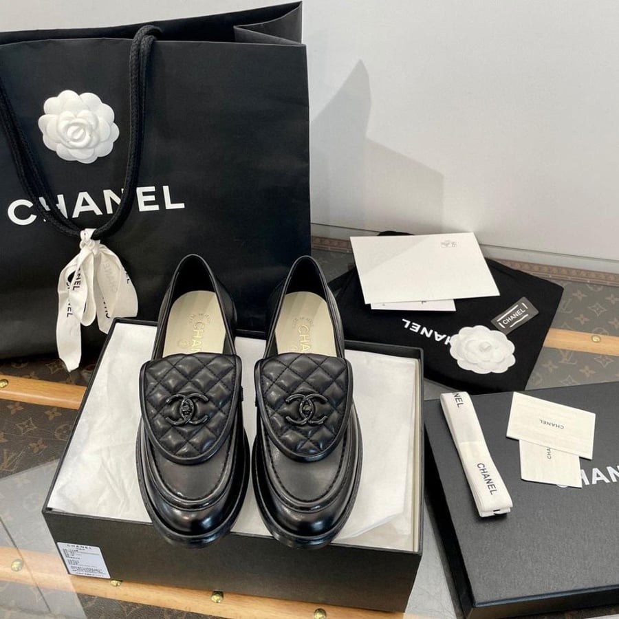 CC Quilted Moccasin Loafers
