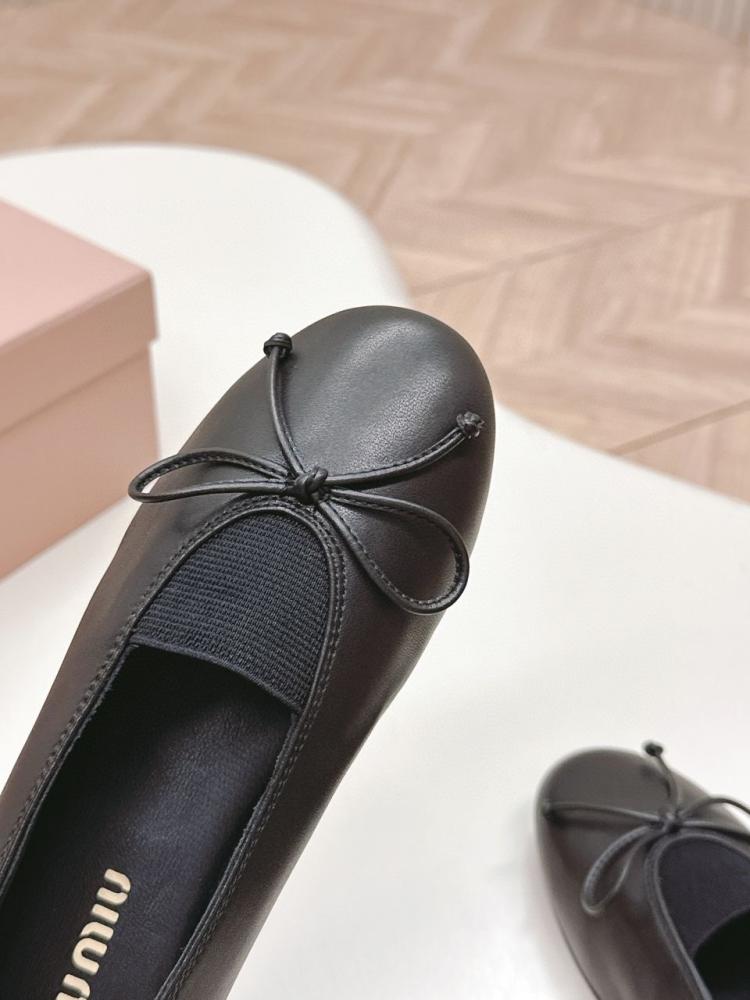 Élan nappa leather ballerinas