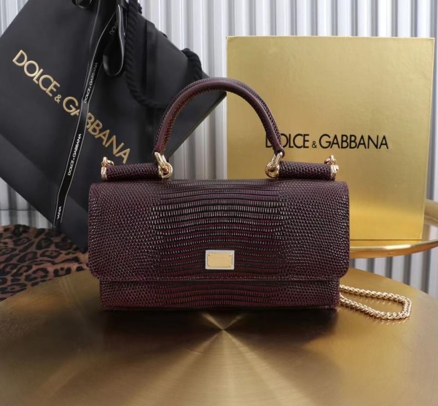 Iguana-print mini bag