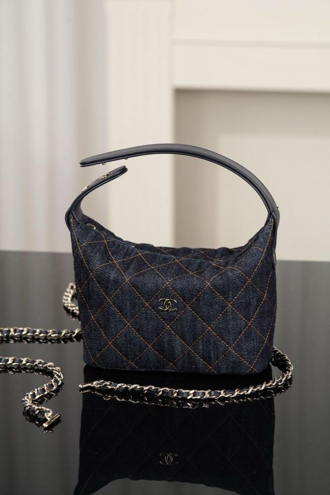 Chanel Hobo Clutch with Chain
