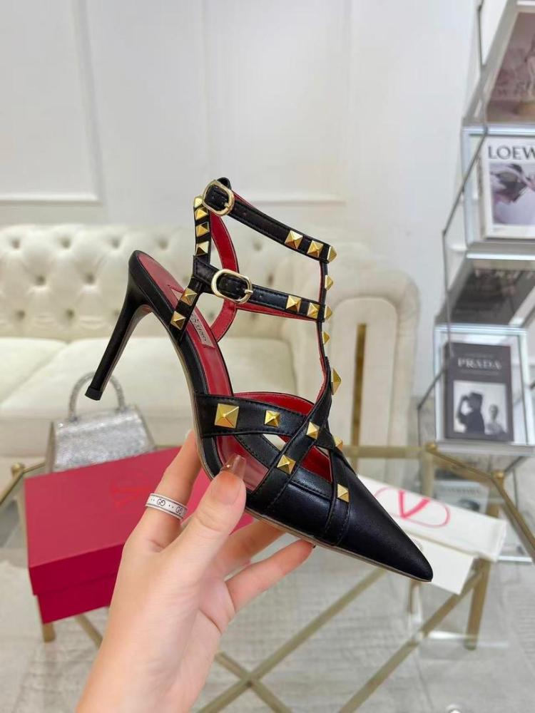 Studdy Kidskin Pumps 100mm