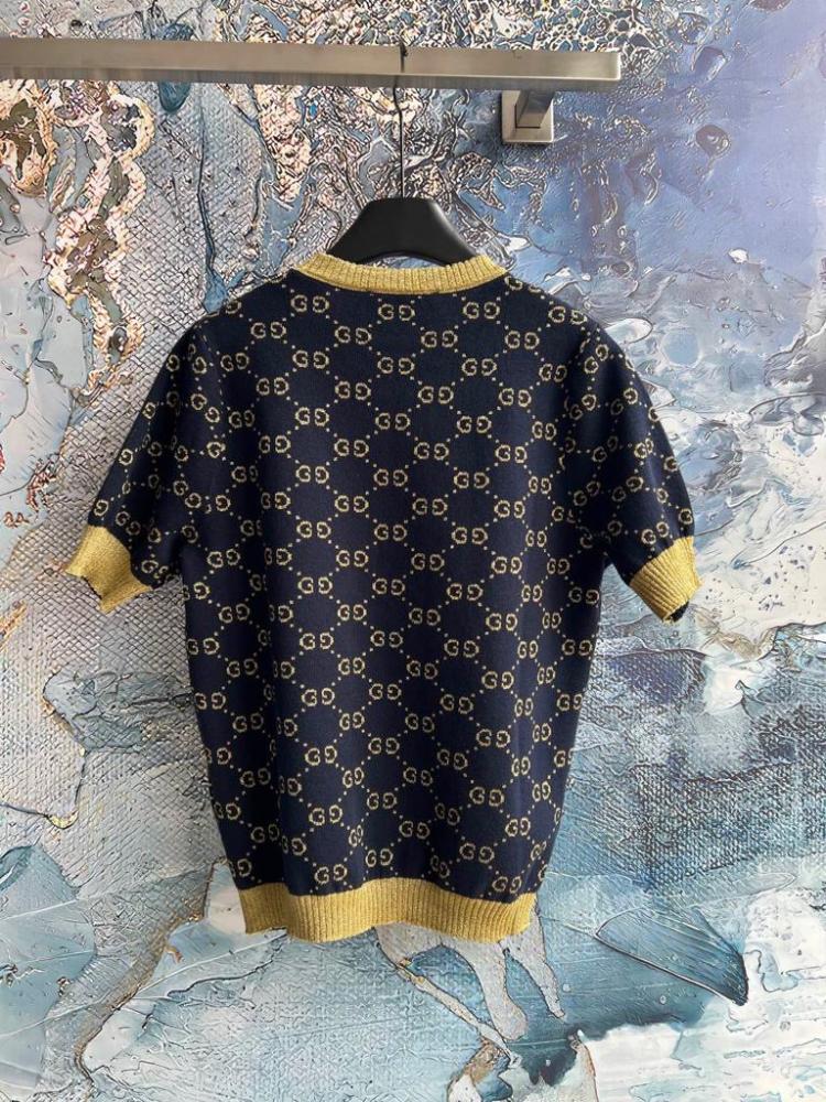 GG Cotton Lamé Top