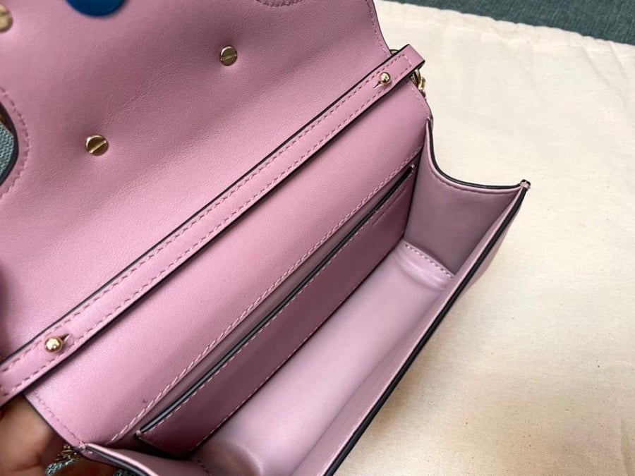 VALENTINO GARAVANI LOCÒ SMALL SHOULDER BAG WITH JEWEL LOGO