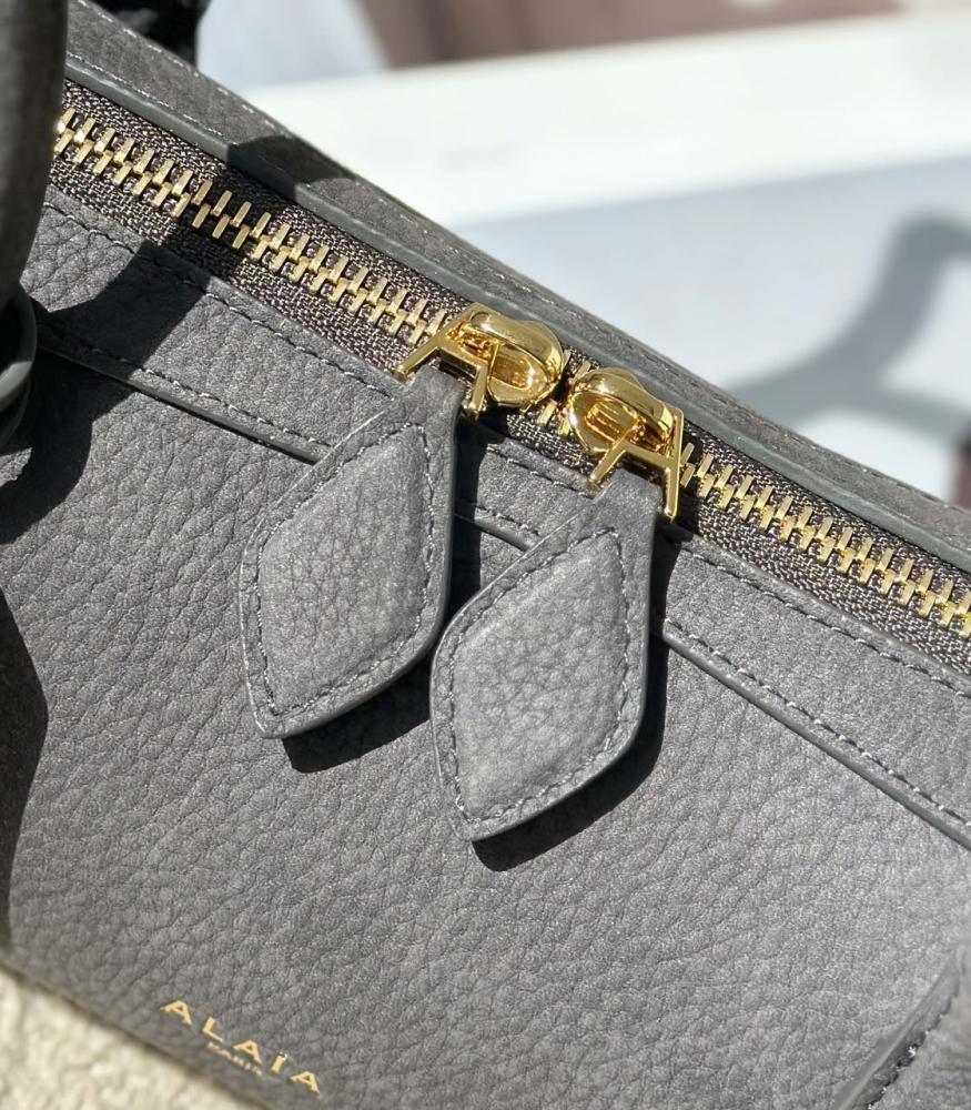 ALAÏA LE TECKEL SMALL BAG IN NUBUCK