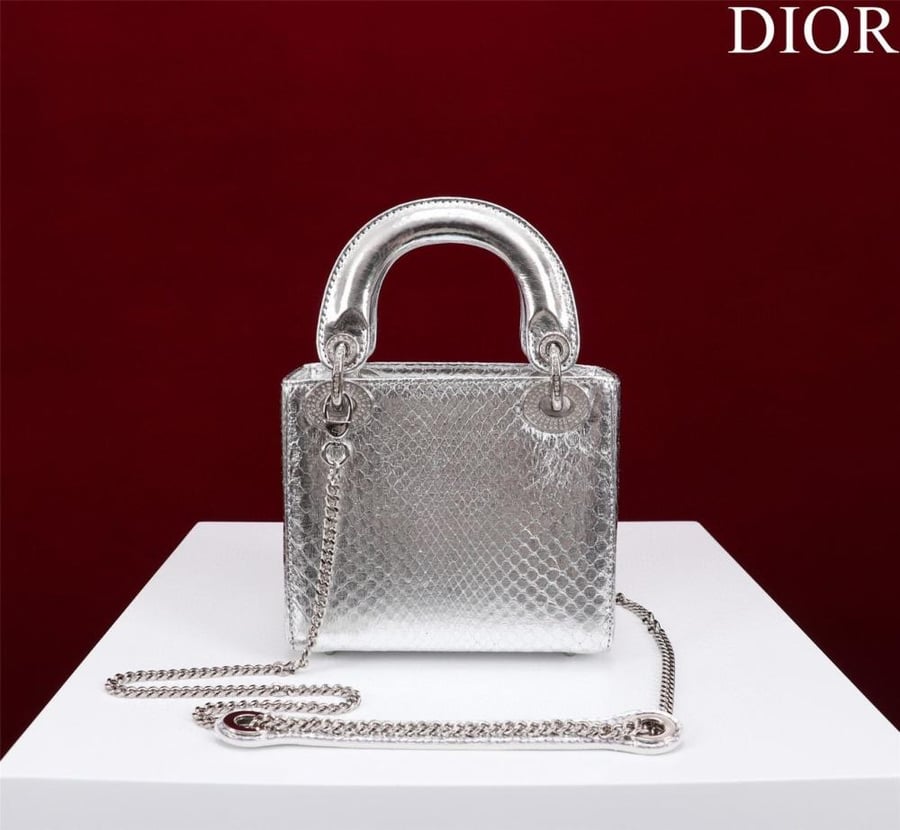 Mini Lady Dior Bag - Python