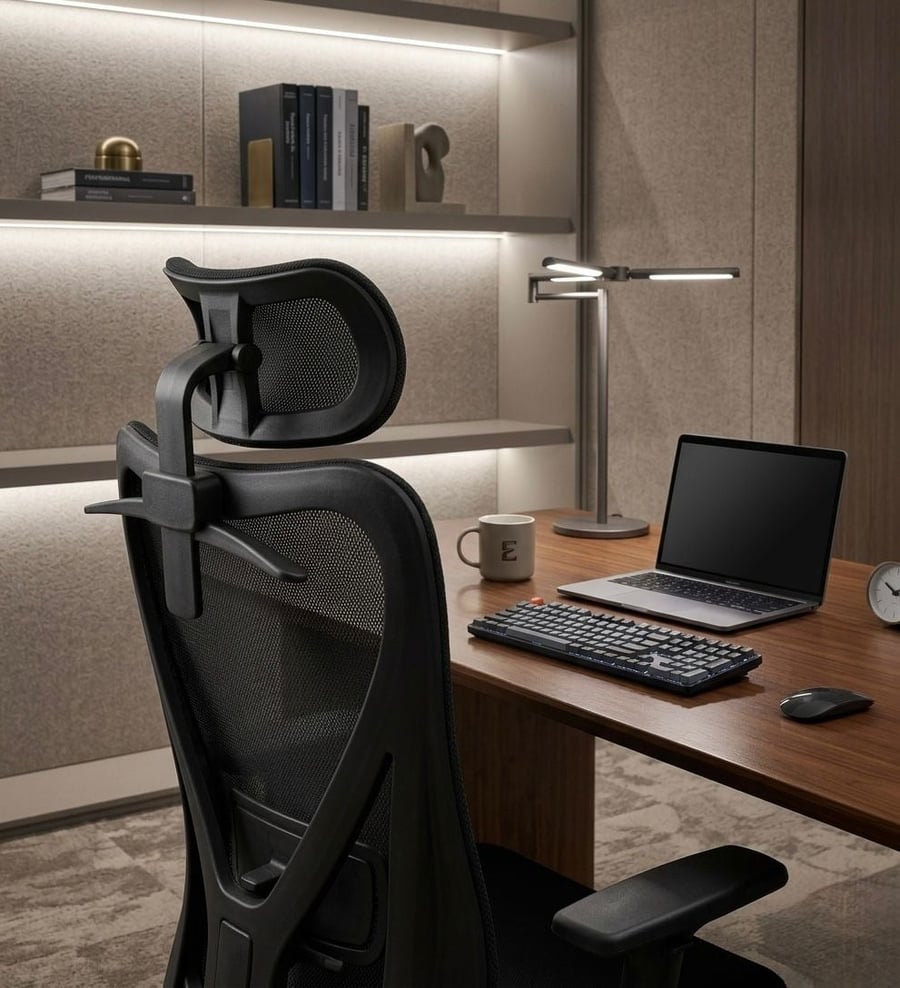 Onyx All-Black Ergo Moving Chair | Luxury from Zeniture