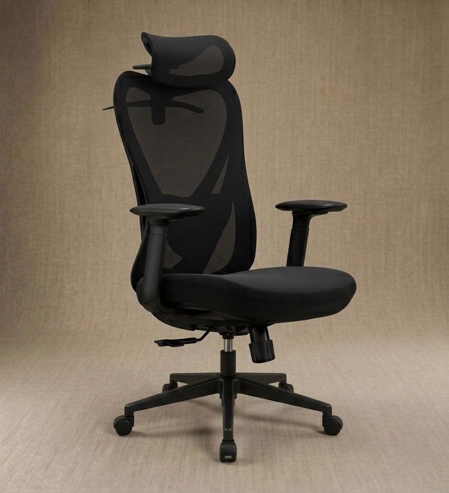 Onyx All-Black Ergo Moving Chair | Luxury from Zeniture