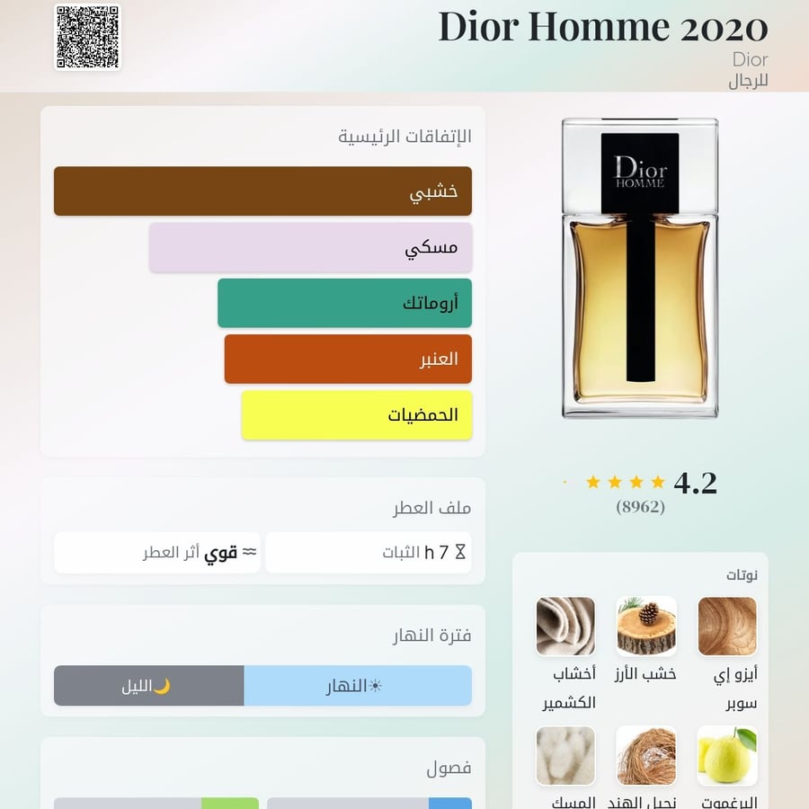 Sample 3 ml of Dior Homme Eau de Toilette for men