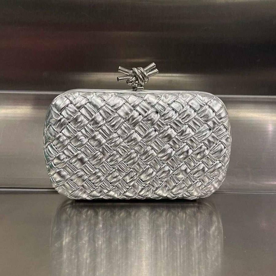 BOTTEGA VENETA Knot Wavy Metallic20 cm