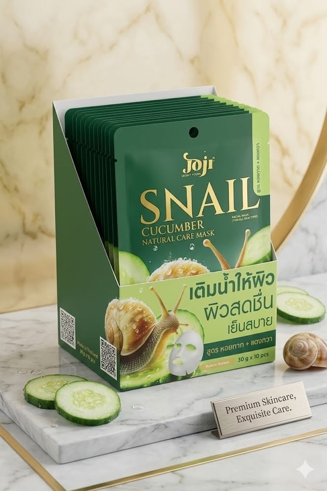 ماسك الحلزون بالخيار الطبيعي - Snail Cucumber Natural Care Mask