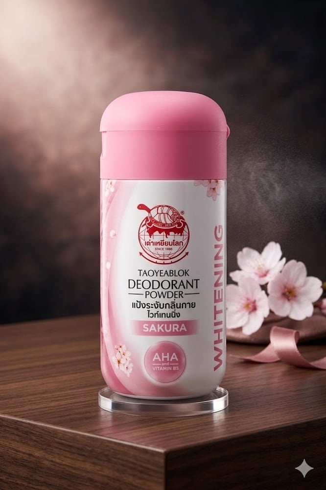 مزيل عرق بودرة تاويابلـوك ساكورا - TAOYEABLOK Deodorant Powder – Sakura