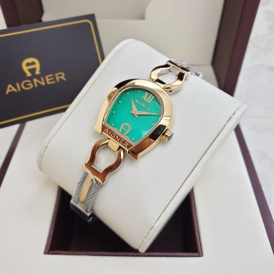 Aigner Gren Ladies Watch - ساعه اقنر نسائي جرين