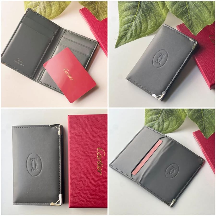 Cartier Leather Wallet - بوك كارتير جلد